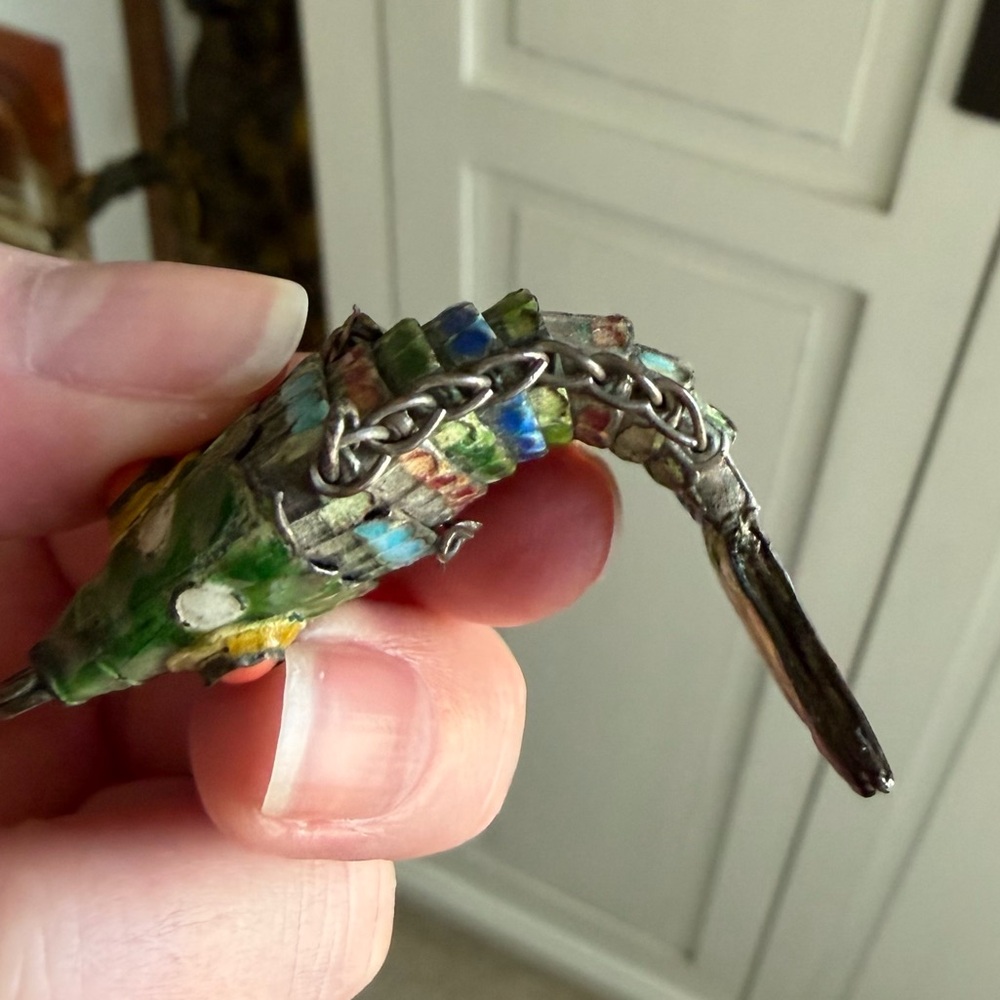 Antique Articulated Fish Pendant - Picture 3 of 4